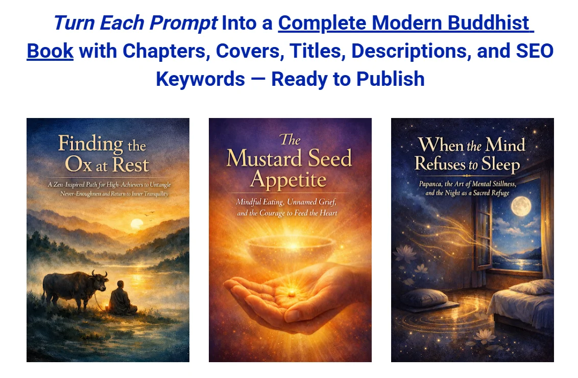 336 Prompts for Buddhist Wisdom Books