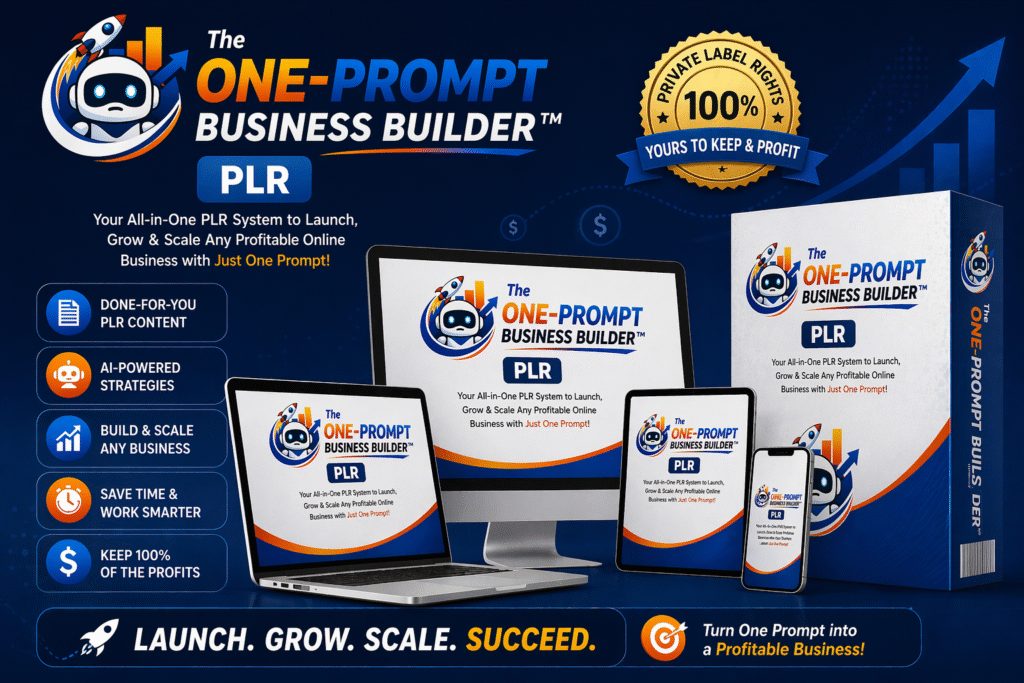 The One-Prompt Business Builder PLR