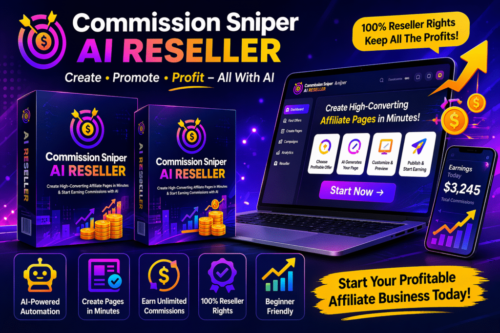Commission Sniper AI RESELLER