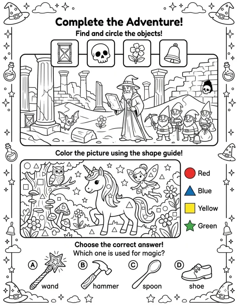 Wizmo's Mega Kids Activity Pack