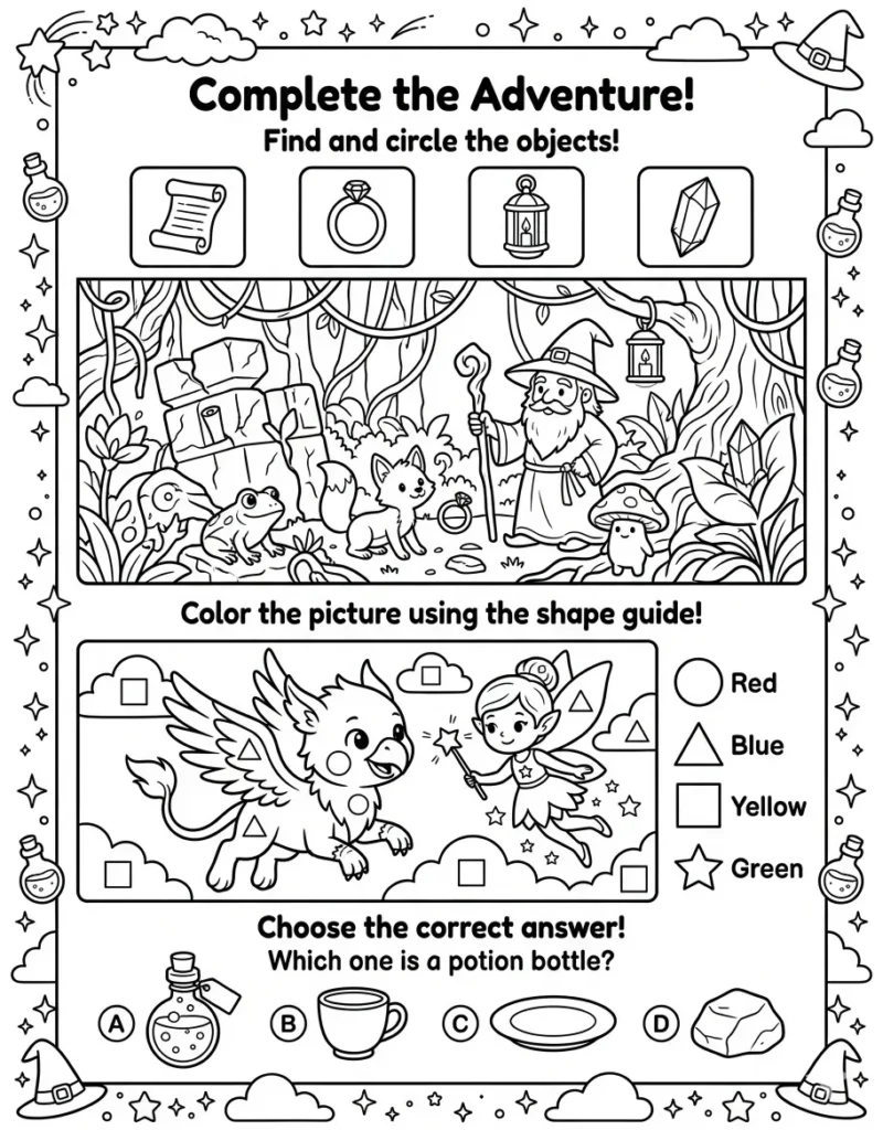 Wizmo's Mega Kids Activity Pack