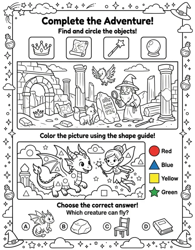 Wizmo's Mega Kids Activity Pack