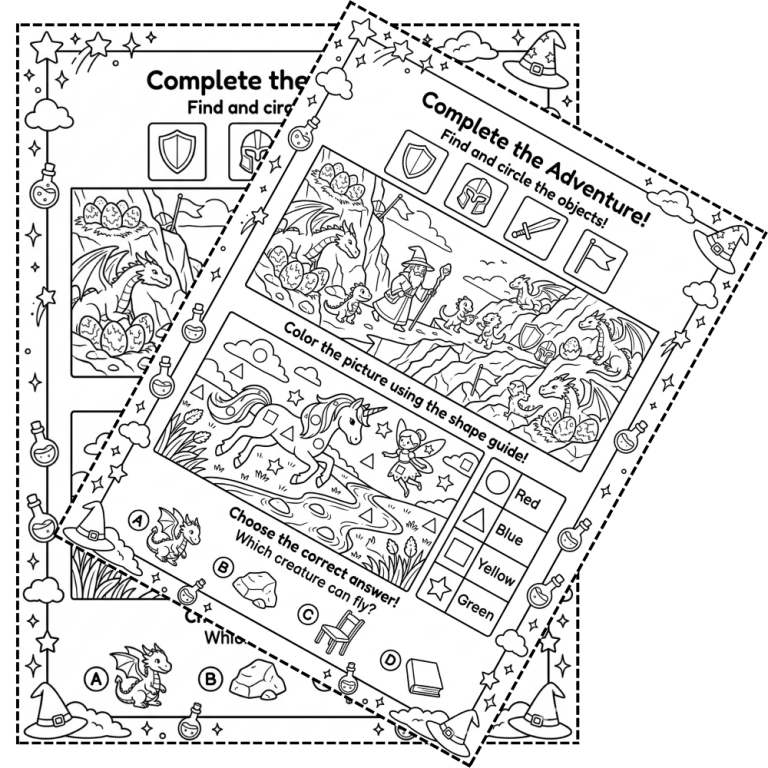 Wizmo's Mega Kids Activity Pack