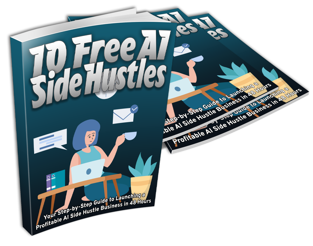 (PLR) 10 FREE AI Side Hustles