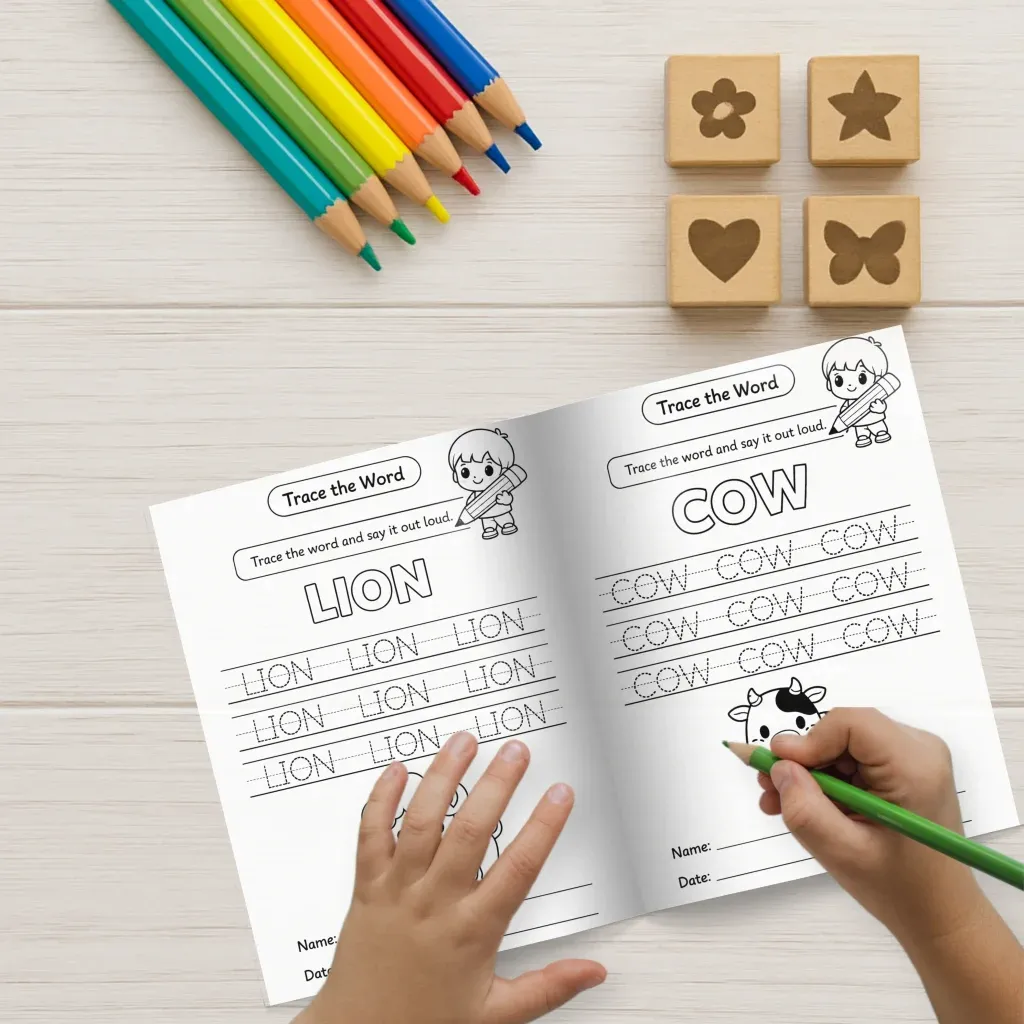 Trace The Word Prompt Pack