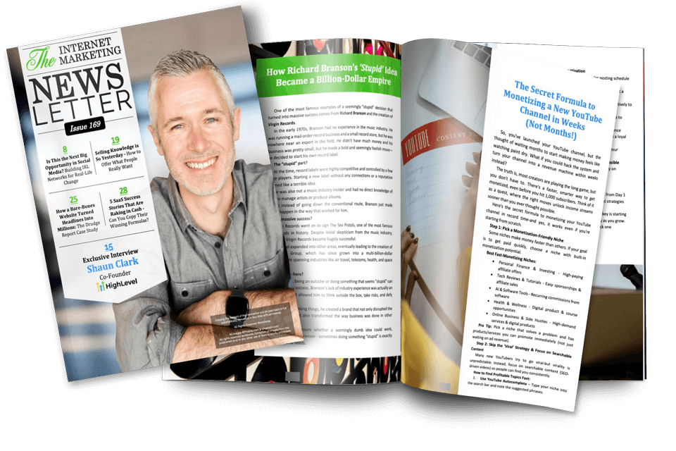 The Internet Marketing Newsletter Monthly PLR