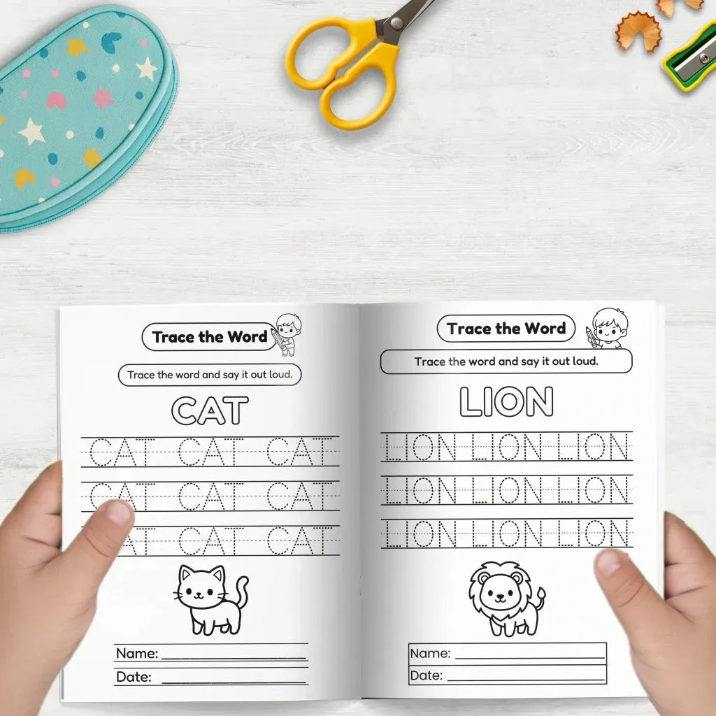 Trace The Word Prompt Pack