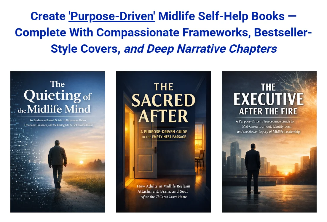 314 Prompts for Profound Midlife Self-Help Books