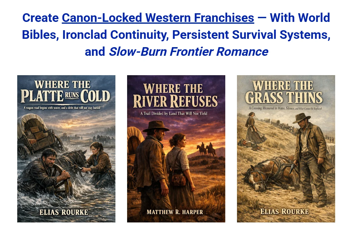 343 Prompts for Western Frontier Sagas