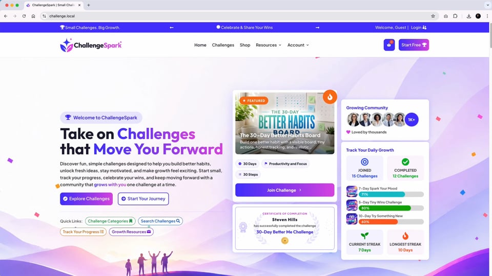 Challenge Profits Fortune - DFY Viral Challenge Platform