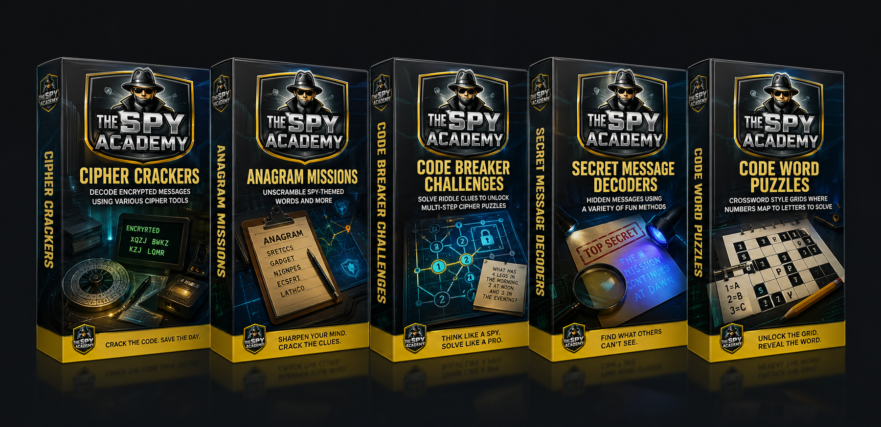Spy Academy Powered by Activity Book Generator