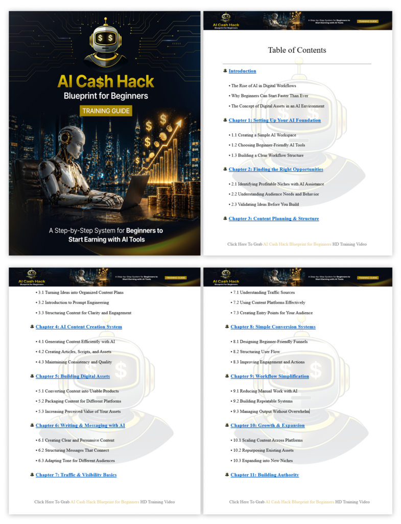 (PLR) AI Cash Hack Blueprint for Beginners