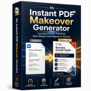 (PLR) My Instant PDF Makeover Generator