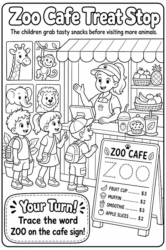 343 Prompts for Interactive Story-Based Coloring Pages