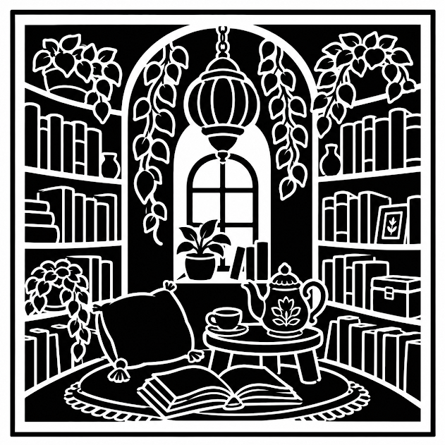 306 Prompts for Monochrome Coloring Books