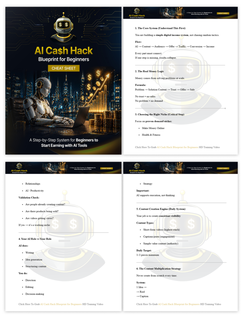 (PLR) AI Cash Hack Blueprint for Beginners