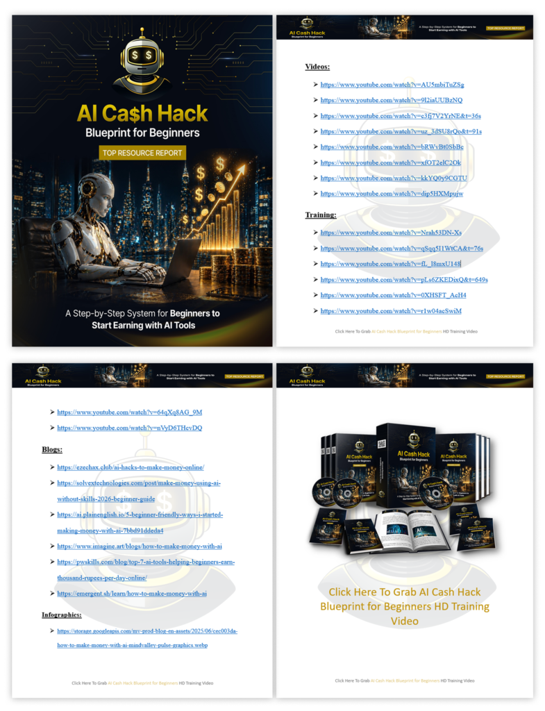 (PLR) AI Cash Hack Blueprint for Beginners