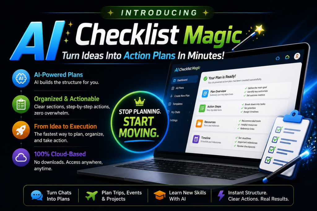AIChecklistMagic RESELLER
