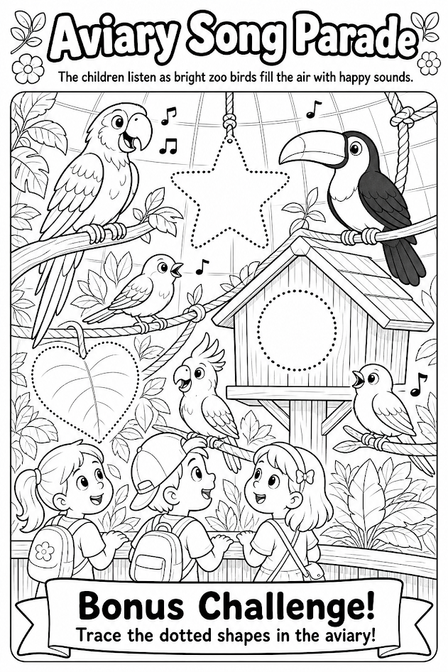 343 Prompts for Interactive Story-Based Coloring Pages