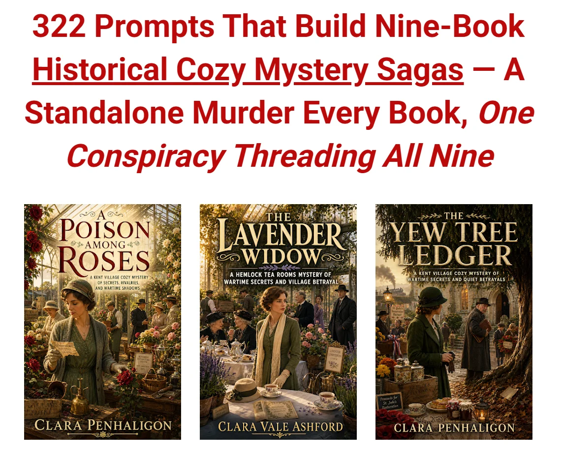 322 Prompts for Historical Cozy Mystery Sagas Review 2026