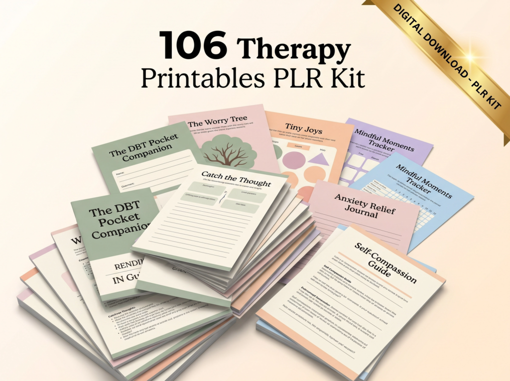 Therapy Printables PLR Kit