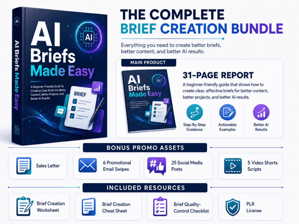 (PLR) AI Briefs Made Easy
