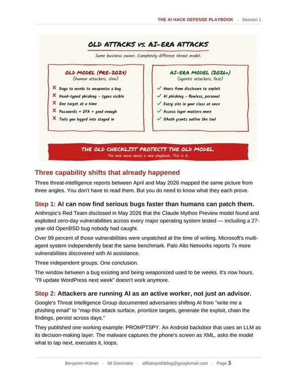 (PLR) AI Hack Defense Series - Zero Day Defender
