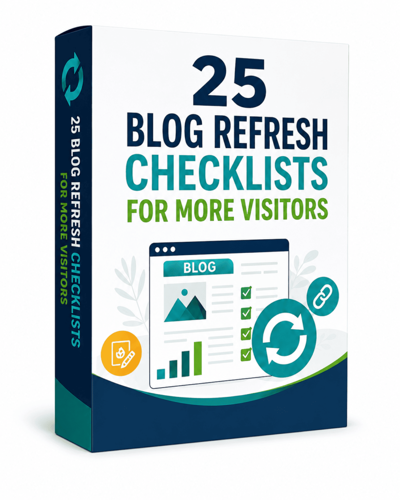 (PLR) 25 Blog Refresh Checklists for More Visitors