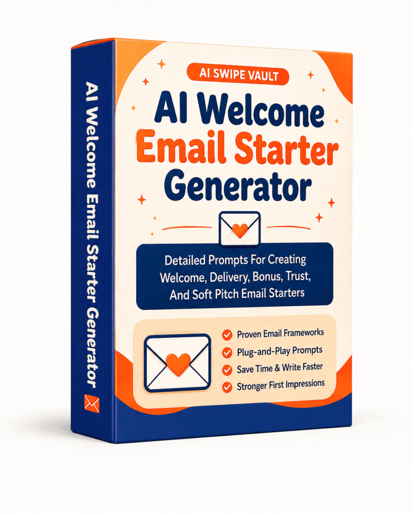 (PLR) AI Welcome Email Starter Generator