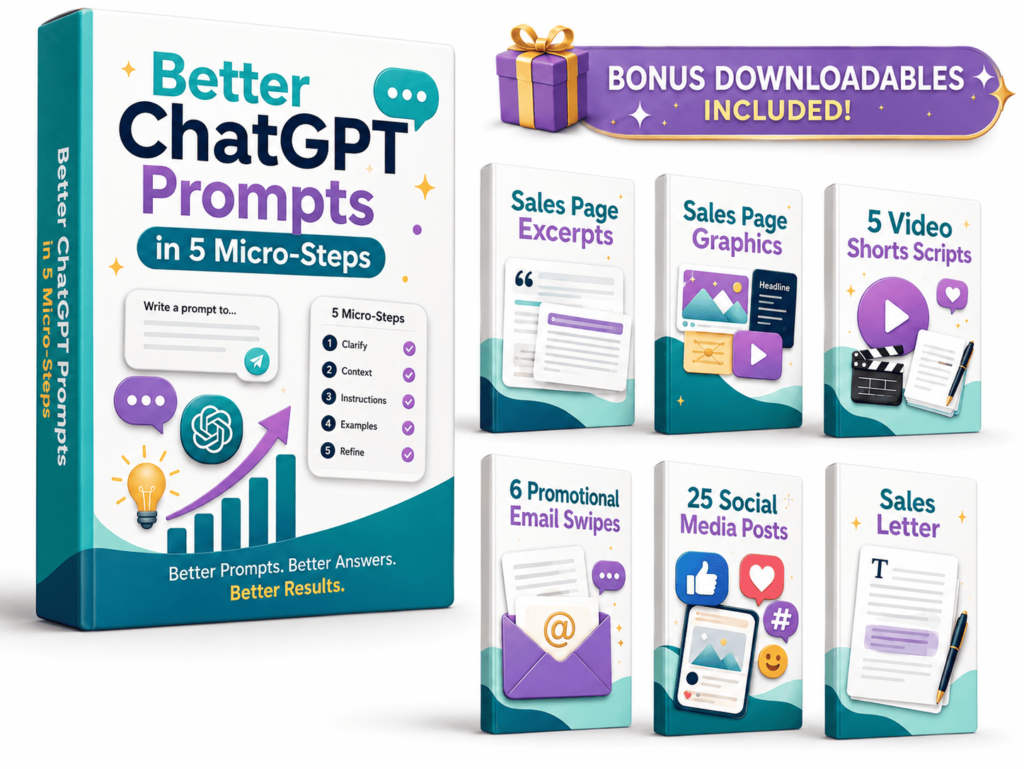 (PLR) Better ChatGPT Prompts in 5 Micro Steps