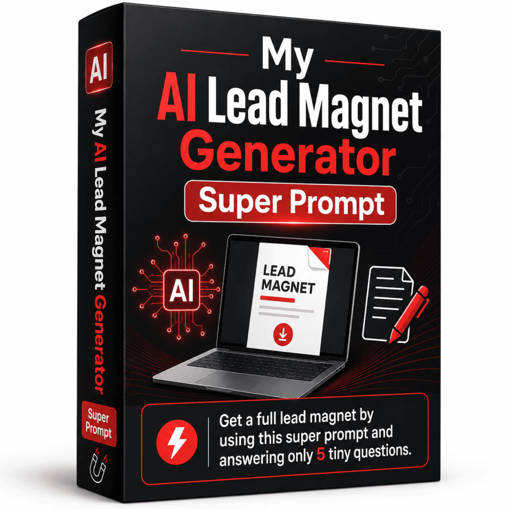 (PLR) My AI Lead Magnet Generator | Super Prompt