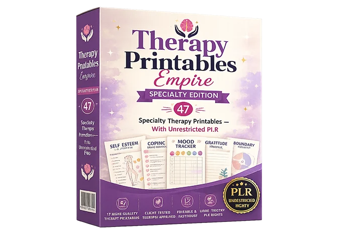 Therapy Printables W/ Unrestricted PLR