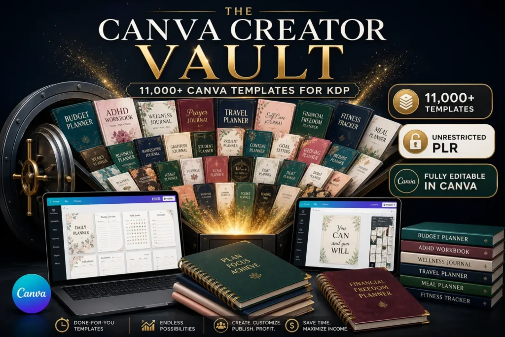 The Canva Vault w/ Unrestricted PLR