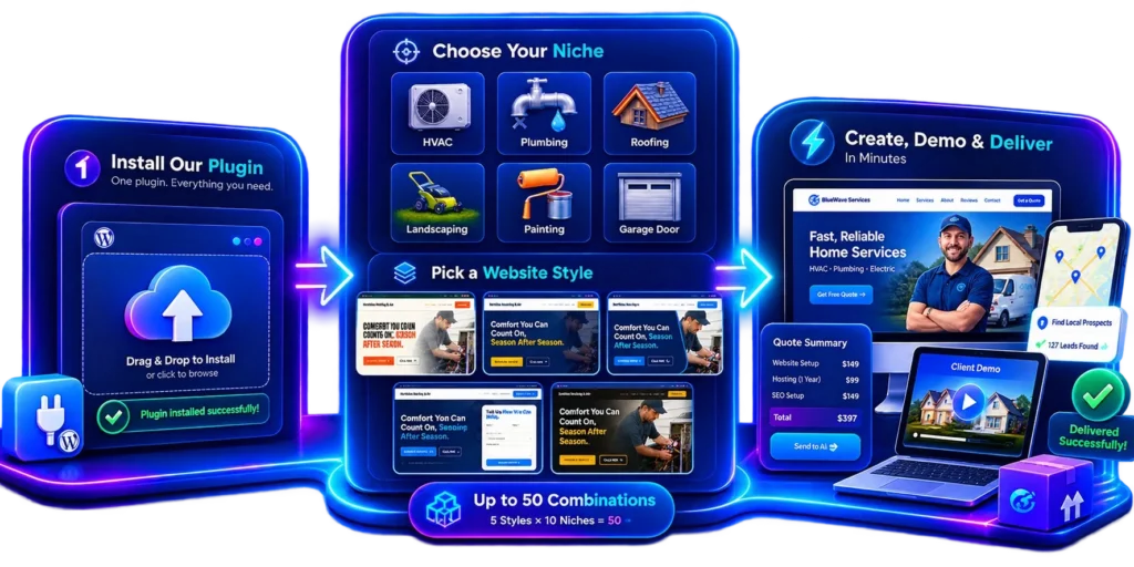 Home Service Agency Studio - DFY Local Website Agency Solution