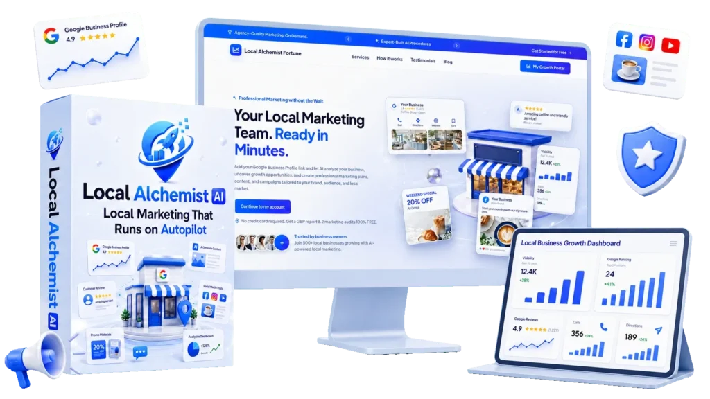 Local Alchemist AI - Your Own Automated Local Marketing SaaS