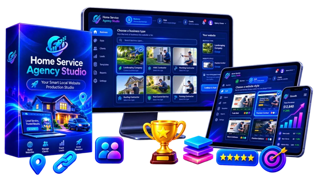 Home Service Agency Studio - DFY Local Website Agency Solution